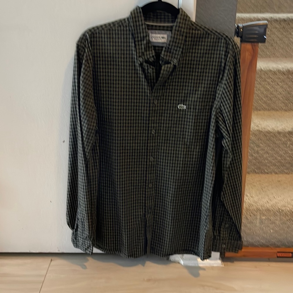 Lacoste button down dress shirt